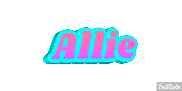 Allie Text effect