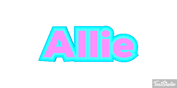Allie Text effect