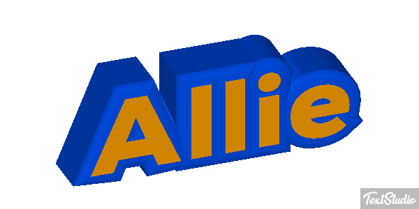 Allie Text effect