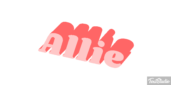 Allie Text effect