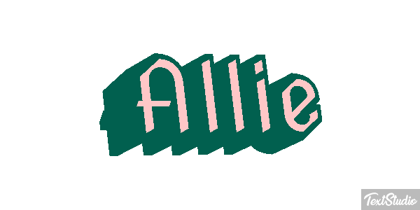 Allie Text effect