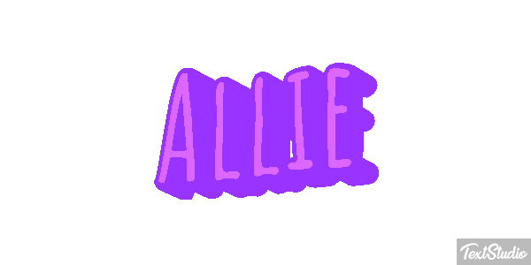 Allie Text effect