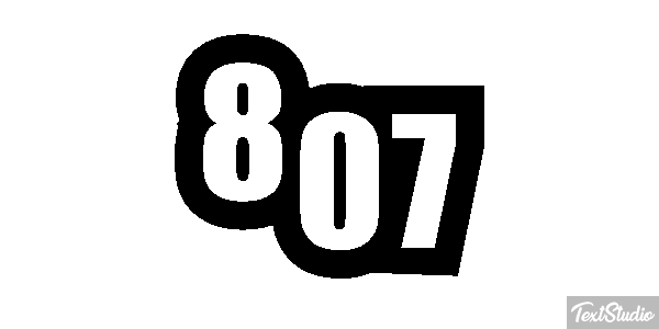 807 Efekt tekstowy