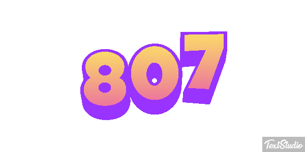 807 Efekt tekstowy