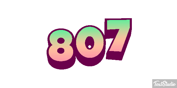 807 Efekt tekstowy