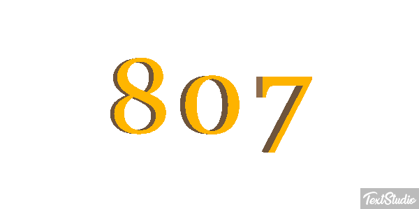 807 Efekt tekstowy