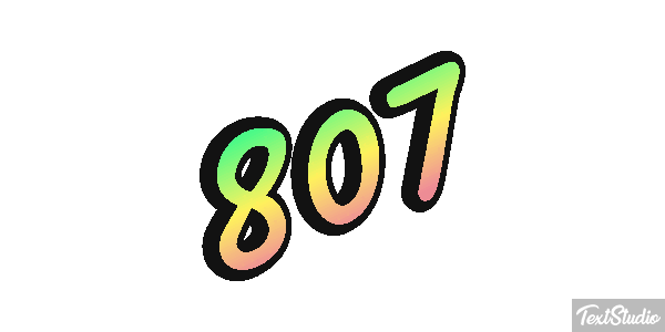 807 Efekt tekstowy