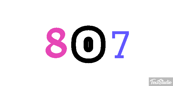 807 Efekt tekstowy
