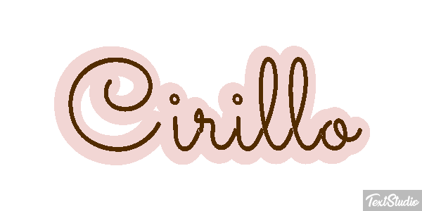 Cirillo Effetto testo
