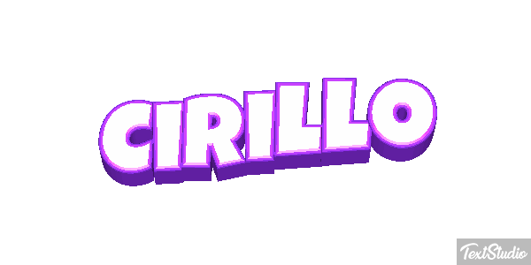 Cirillo Effetto testo