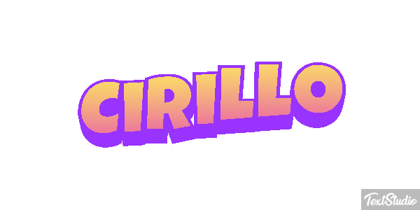Cirillo Effetto testo
