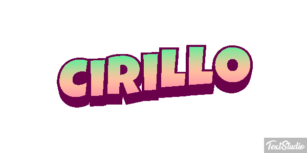 Cirillo Effetto testo