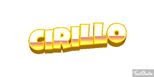 Cirillo Effetto testo