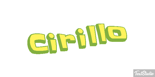 Cirillo Effetto testo