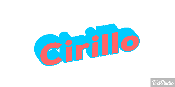 Cirillo Effetto testo