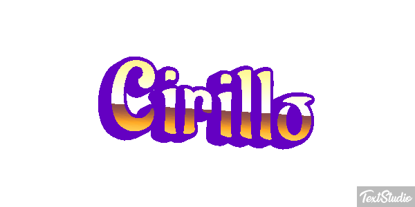 Cirillo Effetto testo