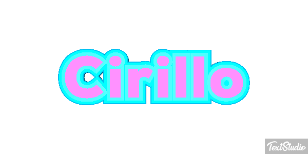 Cirillo Effetto testo