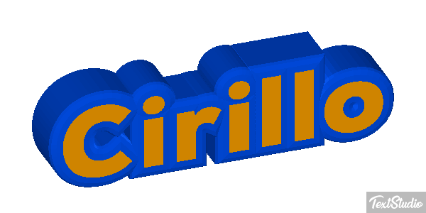 Cirillo Effetto testo