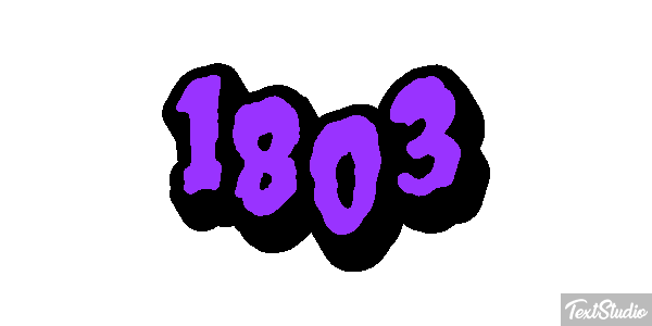 1803 Metin efekti