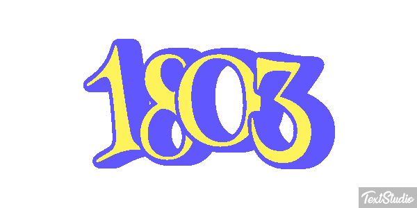 1803 Metin efekti