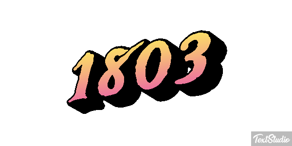 1803 Metin efekti