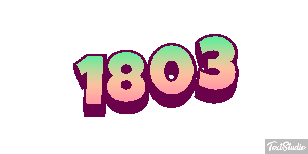 1803 Metin efekti