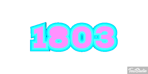 1803 Metin efekti