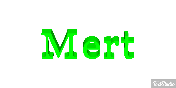Mert テキスト効果