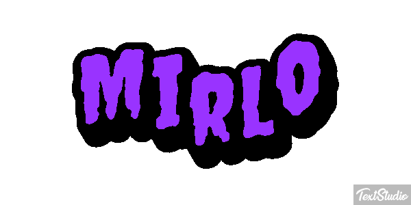 Mirlo Efecto de texto
