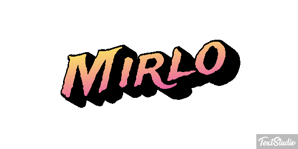 Mirlo Efecto de texto