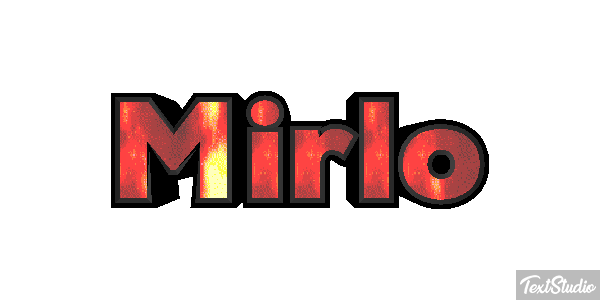 Mirlo Efecto de texto