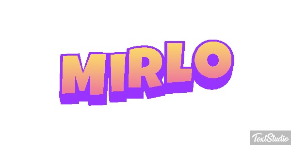 Mirlo Efecto de texto