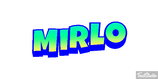 Mirlo Efecto de texto