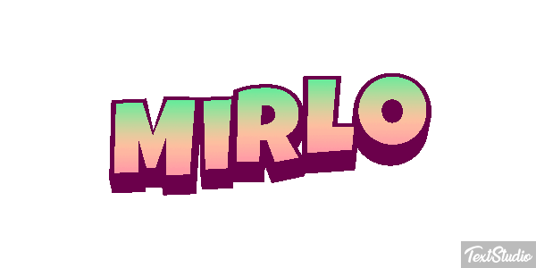 Mirlo Efecto de texto