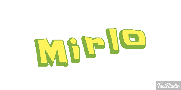 Mirlo Efecto de texto
