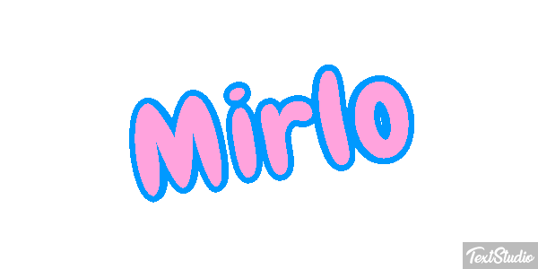 Mirlo Efecto de texto