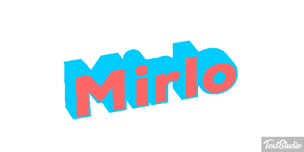 Mirlo Efecto de texto
