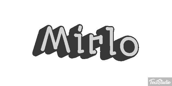 Mirlo Efecto de texto