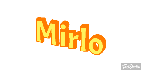 Mirlo Efecto de texto