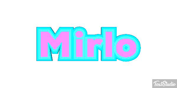 Mirlo Efecto de texto