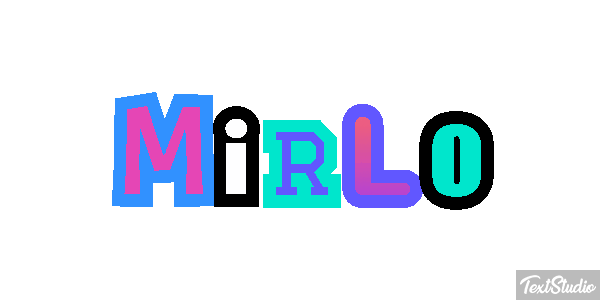 Mirlo Efecto de texto