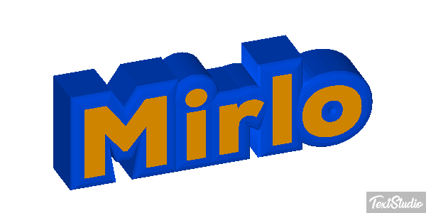 Mirlo Efecto de texto