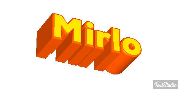 Mirlo Efecto de texto