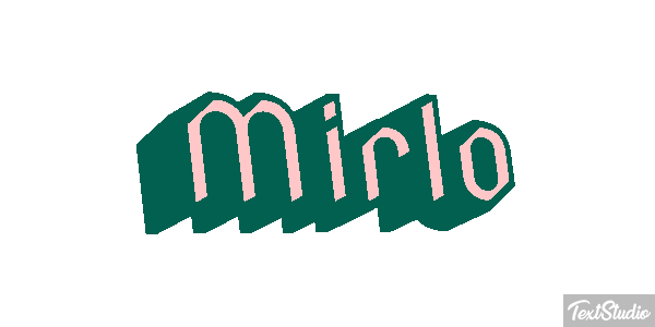 Mirlo Efecto de texto
