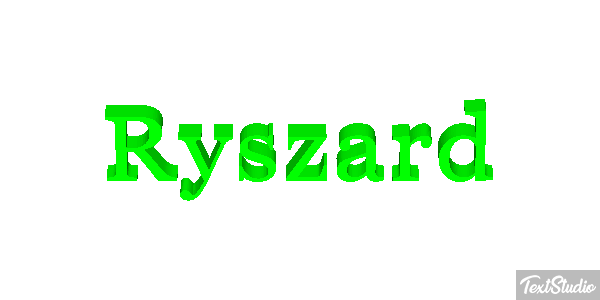 Ryszard Efekt tekstowy