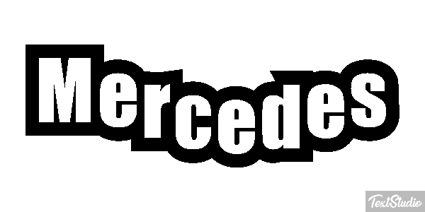 Mercedes Effet de texte