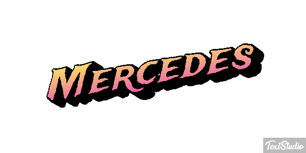 Mercedes Effet de texte