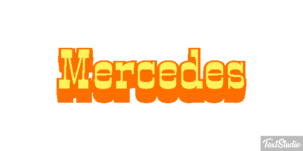 Mercedes Effet de texte