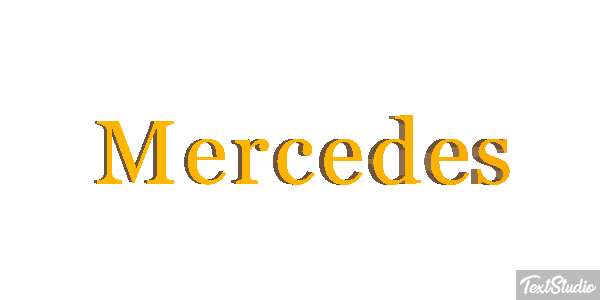 Mercedes Effet de texte