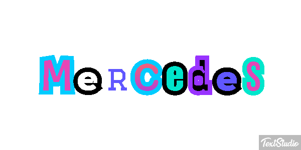 Mercedes Effet de texte